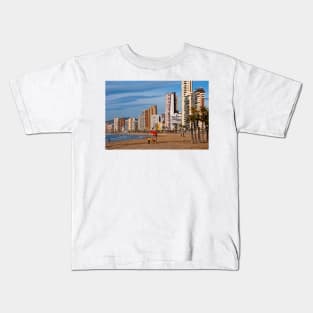 Benidorm Levante Beach Costa Blanca Spain Kids T-Shirt